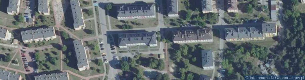 Zdjęcie satelitarne Usługi Geodezyjne Geodeta Uprawniony Świadek Bożena