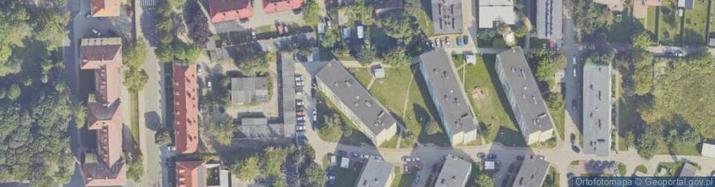 Zdjęcie satelitarne Usługi Handlowe