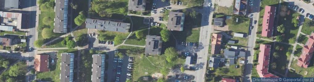 Zdjęcie satelitarne Usługi Inżynieryjno - Projektowe Krzysztof Cybulski