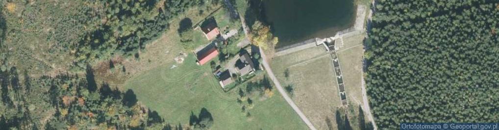 Zdjęcie satelitarne Usługi Leśne Olza A Bielesz K Gorzołka A Jaroszyński z Kaczmarzyk ST Kobielusz J Michałek