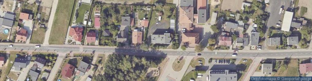 Zdjęcie satelitarne Usługi Na Rzecz Przedsiębiorstw i Osób Prywatnych Grodzisk Wielkopolski