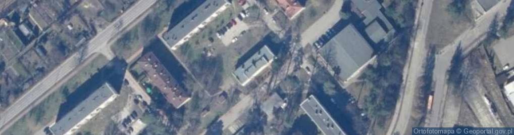 Zdjęcie satelitarne Usługi pod Dębami