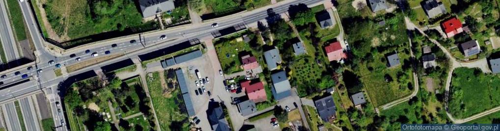 Zdjęcie satelitarne Usługi Pośrednicta w Zakr Sprzed Mat Włókienniczych