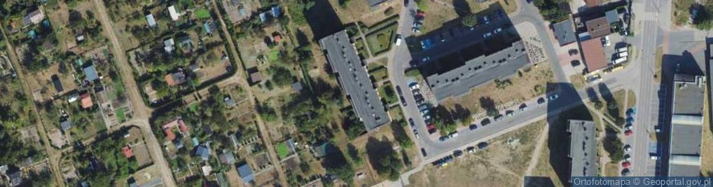 Zdjęcie satelitarne Usługi Projektowania i Nadzoru Budowlanego