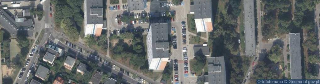 Zdjęcie satelitarne Usługi Projektowe Dariusz Palacz