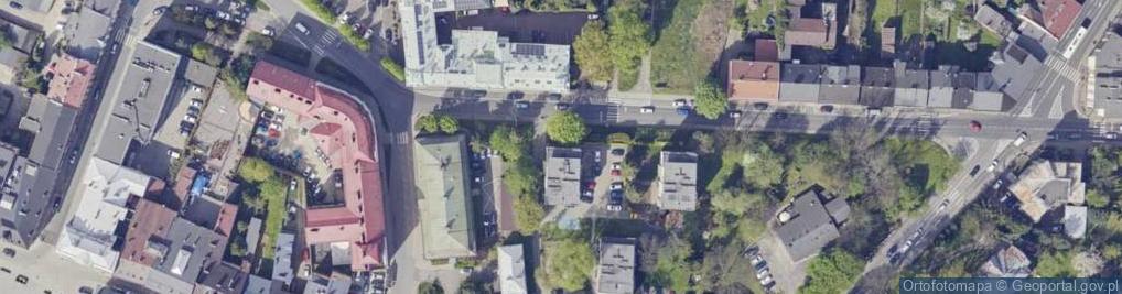 Zdjęcie satelitarne Usługi Projektowe Łabędź Krzysztof Wojtek Krzysztof