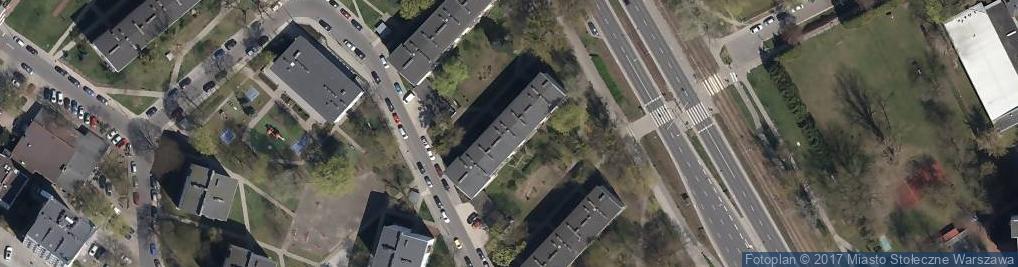 Zdjęcie satelitarne Usługi Projektowo Budowlane i Handlowe Linex