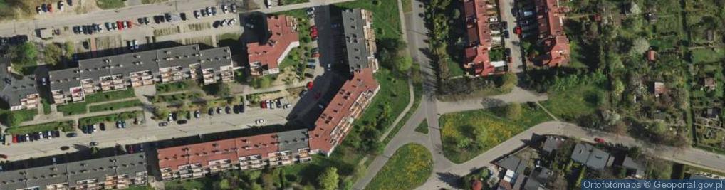 Zdjęcie satelitarne Usługi Projektowo Budowlane