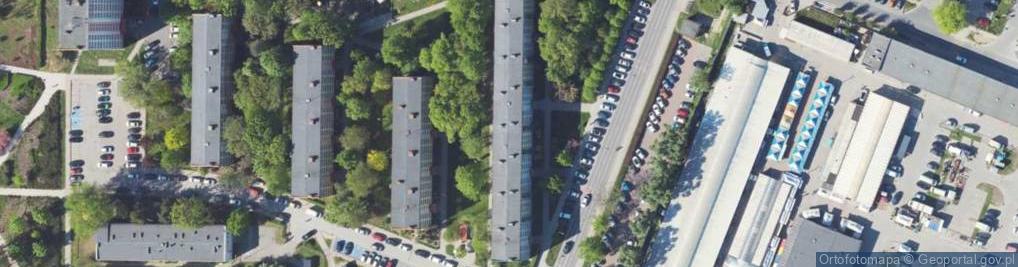 Zdjęcie satelitarne Usługi Taxi Osobowe