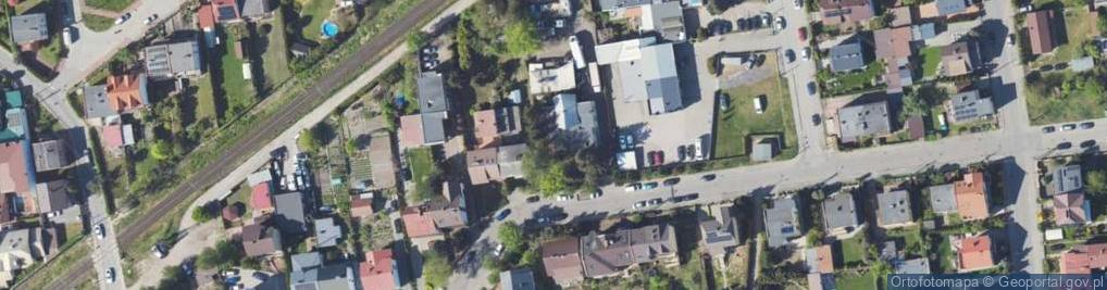 Zdjęcie satelitarne Usługi Transportowe Międzynarodowe i Krajowe Dobaczewski Sergiusz Dobaczewska Ewa