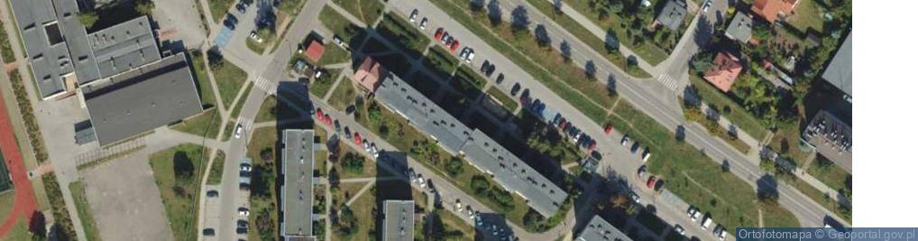 Zdjęcie satelitarne Usługi Transportowe Wózki Widłowe