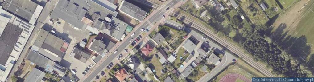 Zdjęcie satelitarne Usługowy Zakład Malarsko Tapeciarski Rysik Sikorski P Rybarczyk A Grodzisk Wielkopolski