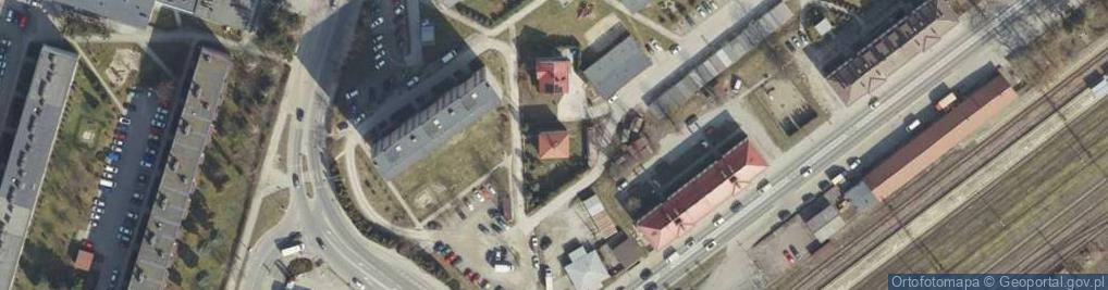 Zdjęcie satelitarne Usługowy Zakład Napraw Sprzętu Radiotechnicznego