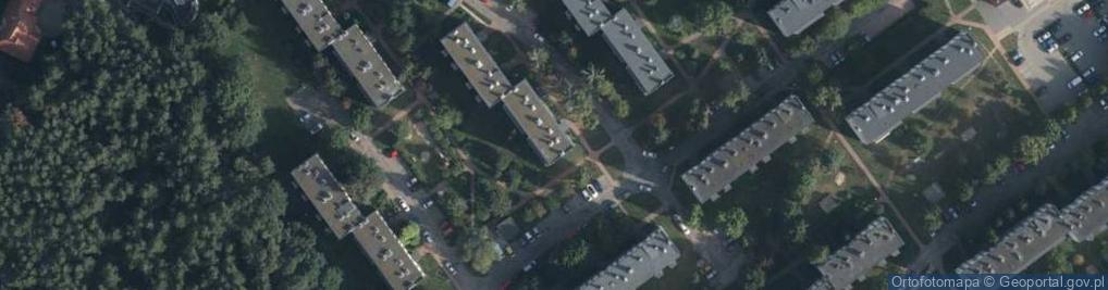 Zdjęcie satelitarne Usługowy Zakład Ślusarsko Mechaniczny w Siedlcach