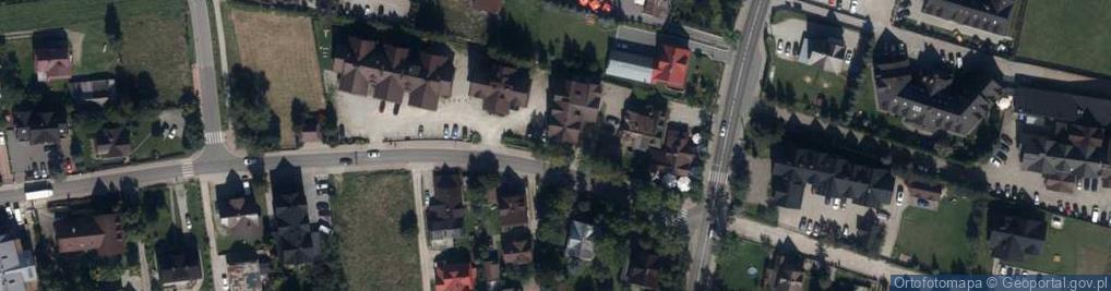 Zdjęcie satelitarne Ustupska Chyc Zofia Wynajem Pokoi Wraz z Wyżywieniem