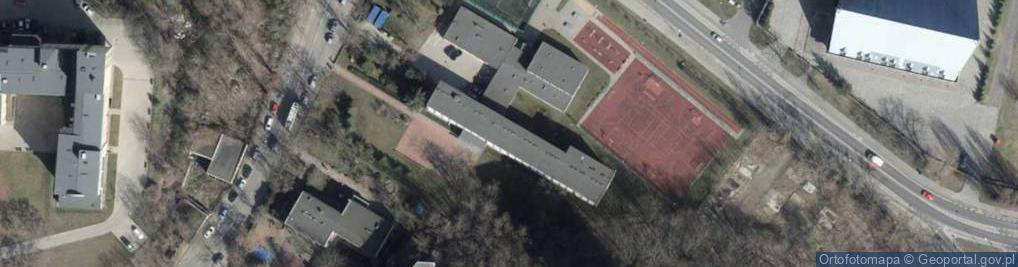 Zdjęcie satelitarne V Liceum Ogólnokształcące im A Asnyka w Szczecinie