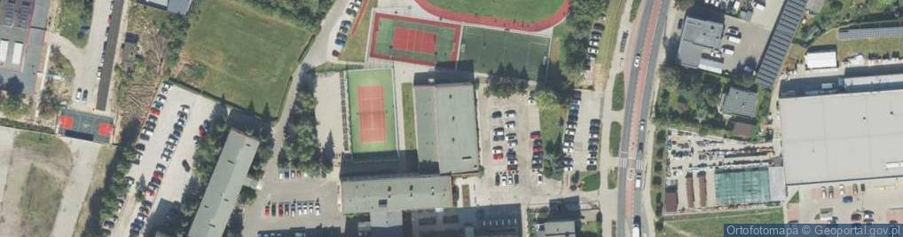 Zdjęcie satelitarne VI Liceum Ogólnokształcące w Zespole Szkół Technicznych