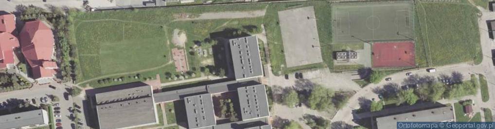 Zdjęcie satelitarne VII Liceum Ogólnokształcące im Krzysztofa Kamila Baczyńskiego w Radomiu