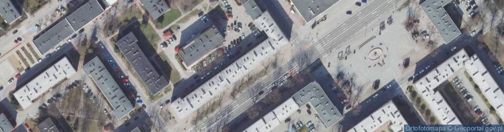 Zdjęcie satelitarne w Jaremkiewicz i z Wawer
