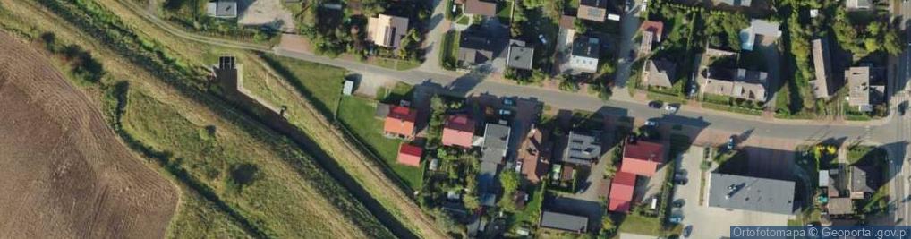 Zdjęcie satelitarne Waldemar Jabłoński Buro Kosztorysowania i Nadzoru Robót Budowlanych Atlant