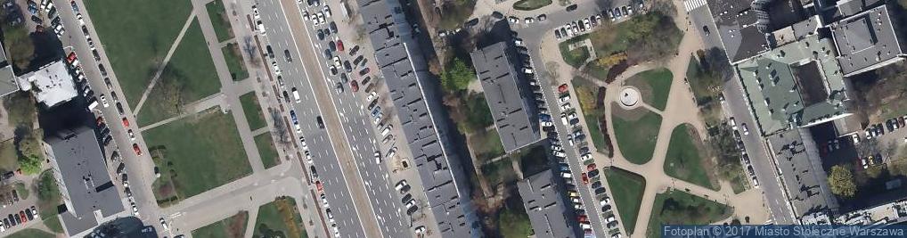 Zdjęcie satelitarne Warszawska Izba Gospodarcza