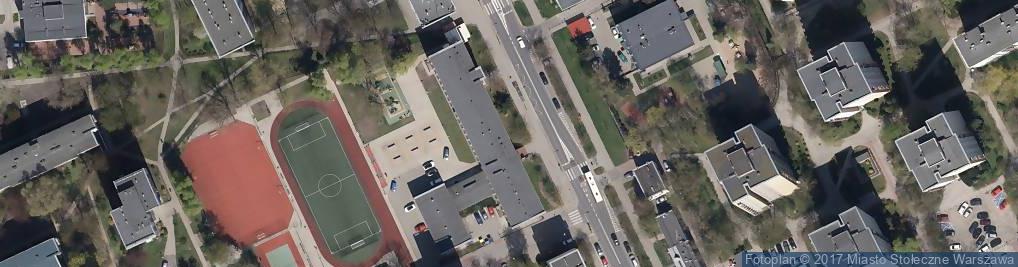 Zdjęcie satelitarne Warszawskie Stowarzyszenie Kendo