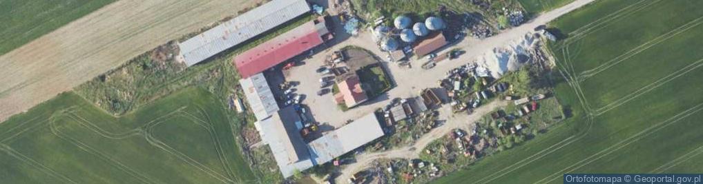 Zdjęcie satelitarne Wichrowski Stanisław Usługi Sprzętem Rolniczym i Wynajem
