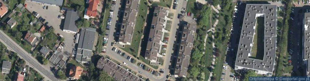 Zdjęcie satelitarne Wieczorek w., Wrocław
