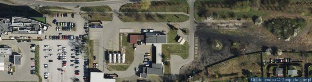 Zdjęcie satelitarne Wielkopolskie Centrum Dystrybucji