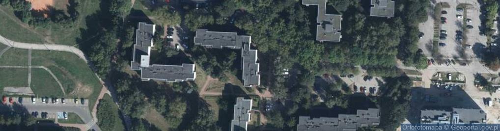 Zdjęcie satelitarne Wierzchowska Małgorzata Biuro Projektowo-Techniczne Drogownictwa Camino