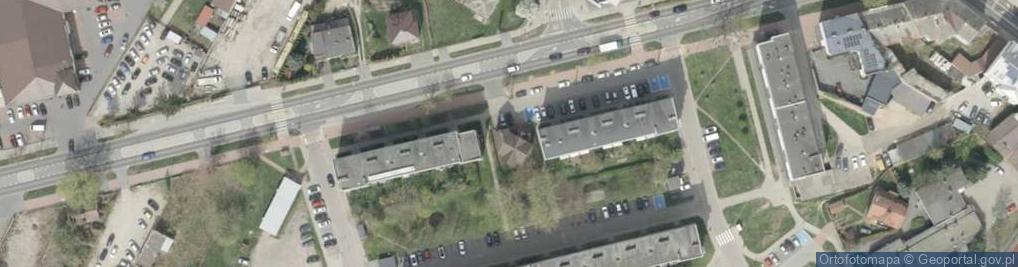 Zdjęcie satelitarne Witkowski Daniel. Ośrodek Szkolenia Kierowców. Nauka jazdy w Ło