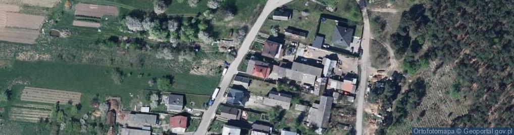Zdjęcie satelitarne Włodzimierz Matysiak Zakład Usług Leśnych