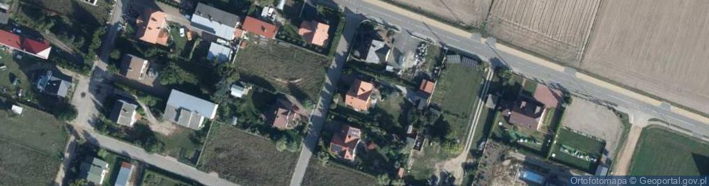 Zdjęcie satelitarne Wojciech Mędrzycki Zaklad Usług Leśnych