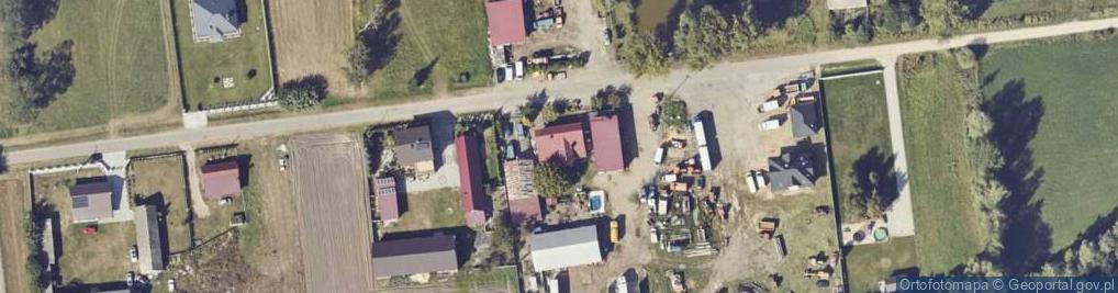 Zdjęcie satelitarne Wołowiec Krystyna Usługi Inżynierii Wodnej, Wynajem Sprzętu Ciężkiego z Transportem
