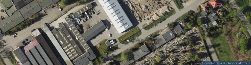 Zdjęcie satelitarne Wrocławskie Centrum Drewna