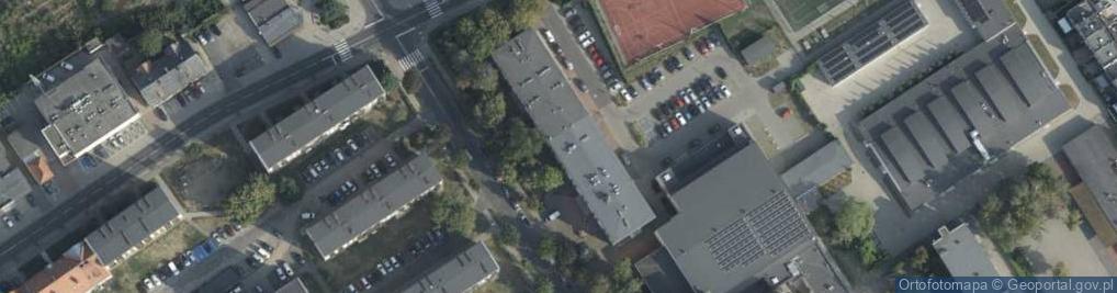 Zdjęcie satelitarne Wrzesiński Uniwersytet Trzeciego Wieku