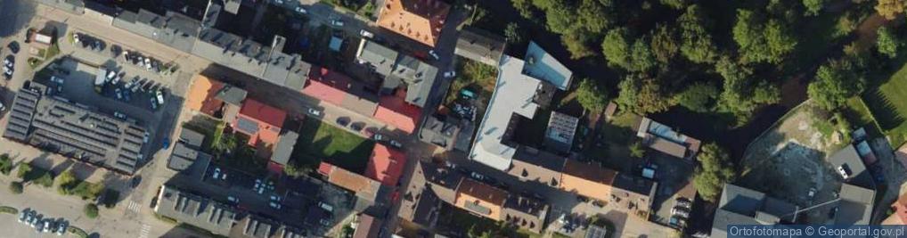 Zdjęcie satelitarne Wspólnata Mieszkaniowa przy ul.Mickiewicza nr.9 w Sławnie