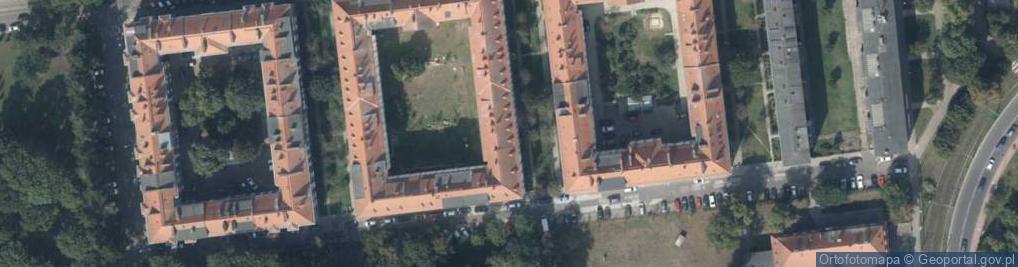 Zdjęcie satelitarne Wspólnota Mieszkaniowa Beyzyma 8, 9, 10, 11, 12, Gorkiego 23, 24, 25, 26, 27