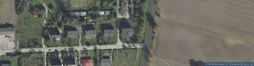 Zdjęcie satelitarne Wspólnota Mieszkaniowa Budynku nr 60K w Miączynie Kolonii