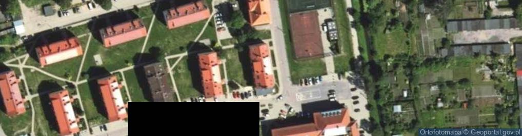 Zdjęcie satelitarne Wspólnota Mieszkaniowa Budynku Wielorodzinnego w Nidzicy przy ul.3 Maja 2
