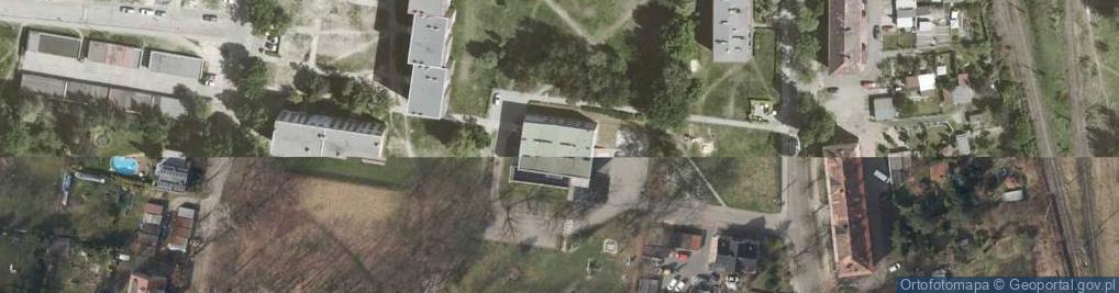 Zdjęcie satelitarne Wspólnota Mieszkaniowa Chudów ul.Osiedle 2 A, 2B