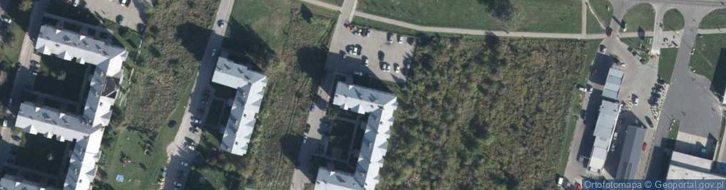 Zdjęcie satelitarne Wspólnota Mieszkaniowa Nieruchomości nr 14 Al.3 Maja w Chełmie
