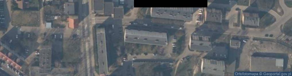 Zdjęcie satelitarne Wspólnota Mieszkaniowa Nieruchomości Położonej przy ul.Zamkowej 1 w Nowogardzie