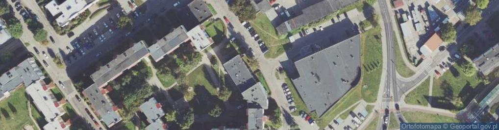 Zdjęcie satelitarne Wspólnota Mieszkaniowa Nieruchomości Przu ul.Drzymały 15 - ul.Barlickiego 25 w Koszalinie