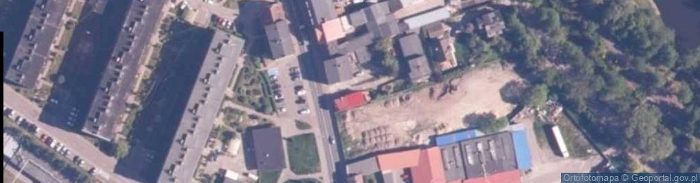 Zdjęcie satelitarne Wspólnota Mieszkaniowa Nieruchomości przy ul.Bogusława X nr 14 w Darłowie
