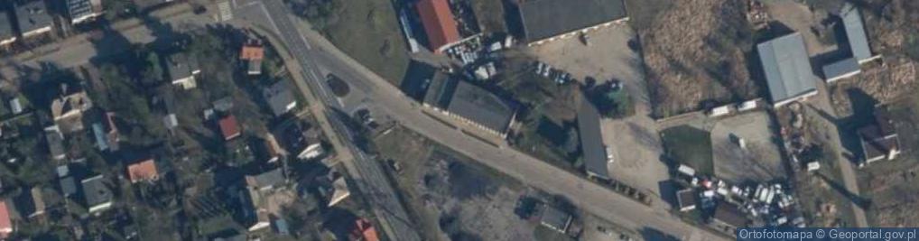 Zdjęcie satelitarne Wspólnota Mieszkaniowa Nieruchomości przy ul.Bydgoskiej 4 w Złocieńcu