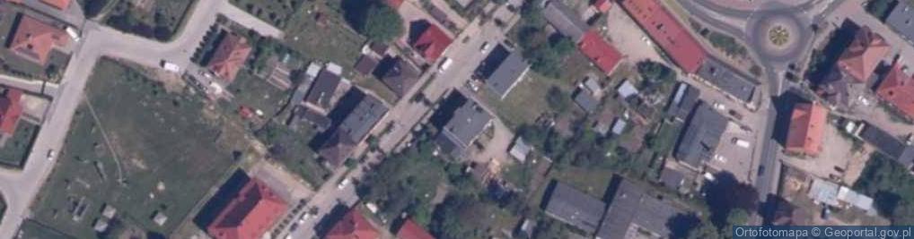 Zdjęcie satelitarne Wspólnota Mieszkaniowa Nieruchomości przy ul.Dworcowej nr 5.w Polanowie