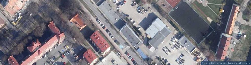 Zdjęcie satelitarne Wspólnota Mieszkaniowa Nieruchomości przy ul.IV Dywizji Wojska Polskiego 76 A Gościno