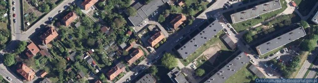 Zdjęcie satelitarne Wspólnota Mieszkaniowa Nieruchomości przy ul.Jasnej 1 w Szczecinku