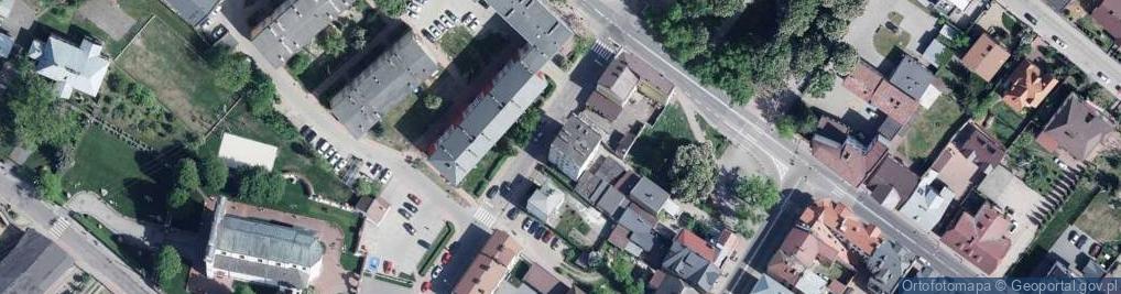 Zdjęcie satelitarne Wspólnota Mieszkaniowa Nieruchomości przy ul.Kościelnej 22 w Międzyrzecu Podlaskim